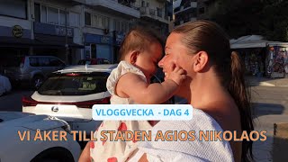 VLOGG  VI ÅKER TILL STADEN AGIOS NIKOLAOS [upl. by Maloy]