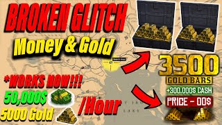 BROKEN MONEY amp GOLD GLITCH XBOXPS5 WORKS Bards Crossing Red Dead Redemption 2 Online [upl. by Noryv]