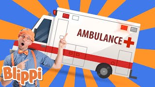 Ambulance Song amp MORE  Blippi Songs  Trains for Children  Train Song  Moonbug for Kids [upl. by Rothwell]