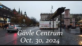 A peek of Gävle Centrum Oct 2024 [upl. by Naul]