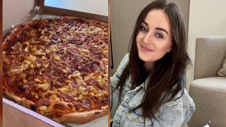 ANIA BARDOWSKA 🍕 PIZZA NA OBIAD 🍕 PRACOWITY DZIEŃ 💪🏼 [upl. by Aunson]