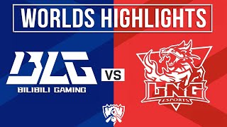 BLG vs LNG Full Highlights  Worlds Swiss Stage 2024  Bilibili Gaming vs LNG Esports [upl. by Scheider]