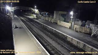 Corfe Castle Station Cam2  Swanage Railway  Railcam UK [upl. by Avilo]