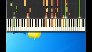 Detroit Spinners Ill Be Around Piano tutorial by Synthesia [upl. by Simmons349]