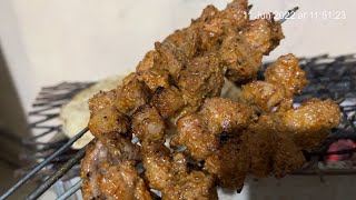 Nundu Mishkaki RecipeTanzania 🇹🇿special Grilled meat skewersEid special2022 [upl. by Ardnaskela142]