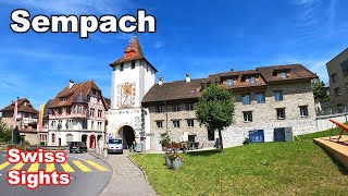 Sempach Switzerland Beautiful Historic Town Battle Area 4K [upl. by Dimitri]