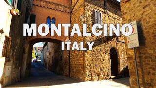 Montalcino Italy  Driving Tour 4K [upl. by Lenad]