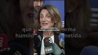 Teresa Ribera sobre su nombramiento como vicepresidenta de la Comisión Europea [upl. by Bautista]