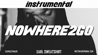 Earl Sweatshirt  Nowhere2go INSTRUMENTAL [upl. by Phene]