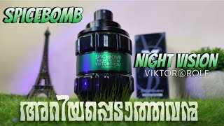 Spicebomb Night Vision Eau de Parfum For Men Malayalam Review  Best Clubbing Fragrance [upl. by Ham]