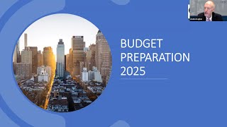 Webinar 2025 Budget Preparation [upl. by Ellemrac]