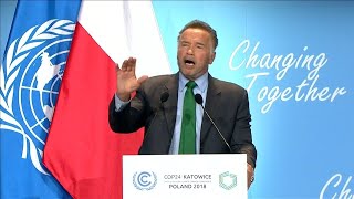 Schwarzenegger auf Klimakonferenz „Unser Präsident ist verrückt“ [upl. by Mannes]