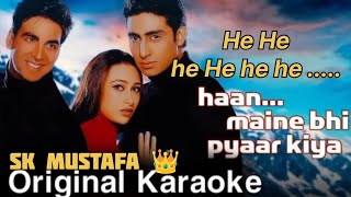 Haan Maine bhi piyar Kiya hai karaoke song original song karaoke [upl. by Erdried]