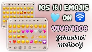 How to Apply iOS 161 Emojis on Vivo and iQoo using Standard Method [upl. by Yltneb]