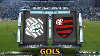 Gols Figueirense 3 x 0 Flamengo  Brasileirão 14102015 [upl. by Avilys]