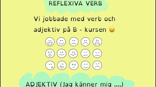 Reflexiva verb och adjektiv [upl. by Etnecniv901]