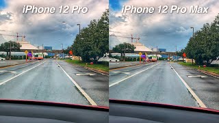 iPhone 12 Pro Max Camera vs iPhone 12 Pro Video Stabilization Test [upl. by Inal921]