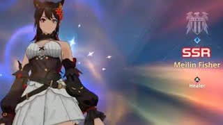 Got lucky Error Summon SSR Meilin Fisher on 10 Rate Up Tickets [upl. by Kamillah912]