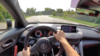 2021 Acura TLX ASpec SHAWD  POV Review [upl. by Harte392]