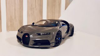 AUTOart Bugatti Chiron Sport 118 Scale Unboxing and Reviewing [upl. by Trotta]