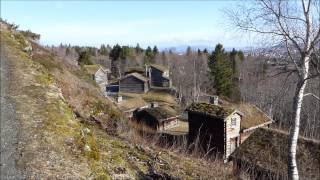 Gamle hus på Sverresborg museum [upl. by Doralin]