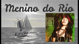 Menino do Rio  karaokê playback original c Letra  Baby do Brasil Baby Consuelo [upl. by Ierna]