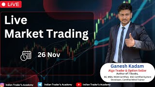 26th Nov Live trading  option buying [upl. by Masry206]