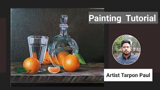 Acrylic still life painting easy tutorial  acrylic easy painting tutorial [upl. by Ahtiek845]