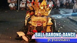 BALI BARONG DANCE iN Padangbay [upl. by Shalna]