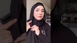 Hijab tutorial with earrings ✨ hijabtutorial hijabfashion [upl. by Edgerton]