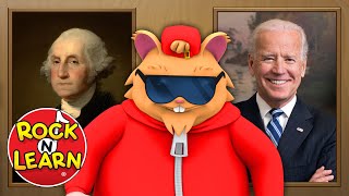 Presidents of the United States  Last Name Only  Washington Through Biden  Rock N Learn [upl. by Calmas218]