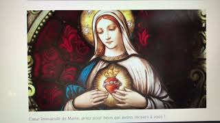 fête du Coeur Iimmaculé de la Bienheureuse Vierge Marie [upl. by Irtimid]