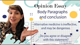 IELTS COURSE 2024 Opinion Essay  Body paragraphs and conclusion [upl. by Avilys119]