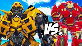 BUMBLEBEE VS HULKBUSTER  EPIC BATTLE [upl. by Goren873]