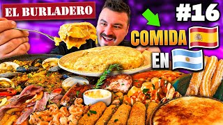 Probando COMIDA ESPAÑOLA en ARGENTINA ¿ESTARÁ BUENO El Burladero [upl. by Dimond832]