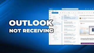 How to Fix Outlook Not Receiving Emails  5 Ways [upl. by Eerual]