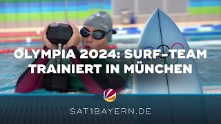 Olympia 2024 Deutsches SurfTeam trainiert in München [upl. by Clellan]