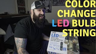 FEIT color changing LED string bulb review  Costco Buy [upl. by Devol]