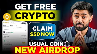 Get Free Crypto from Binance Launchpool New Airdrop  Lock BNB and Earn Free USUAL COINS [upl. by Chemush]