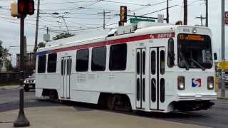 SEPTA Rt 15 Kawasaki PCC Trolleys [upl. by Nosemyaj]