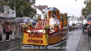 Blumenkorso in Bad Wildungen am 7 9 2014 von tubehorst1 [upl. by Kirad]