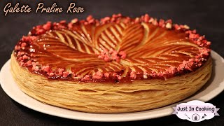 Recette de Galette des Rois aux Pralines Roses [upl. by Fulbert]