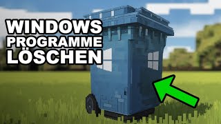 Programme löschen unter Windows 11 [upl. by Nylrac]