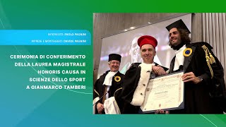 UNIURB CERIMONIA DI CONFERIMENTO DELLA LAUREA MAGISTRALE HONORIS CAUSA A GIANMARCO TAMBERI [upl. by Petr]