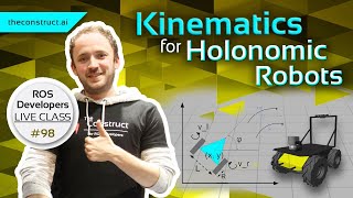 Kinematics for Holonomic Robots  ROS Developers LIVE Class 98 [upl. by Ahsiekel]