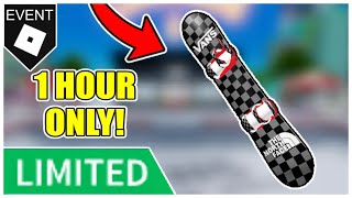 ⚠️1 HOURLIMITED💲 How to BUY VANS X THE NORTH FACE SNOWBOARD EVENT ROBLOX [upl. by Hillard]