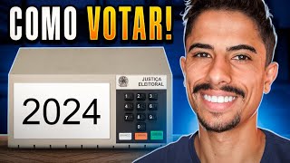 COMO VOTAR NA URNA ELETRONICA NAS ELEIÇÕES MUNICIPAIS de 2024  Simulador e ordem de votação [upl. by Illene]