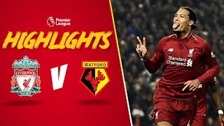 Manes cheeky backheel finish  Liverpool 50 Watford  Highlights [upl. by Akaenahs]