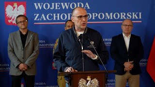 Czy Szczecin ma powody żeby martwić się poziomem Odry  Konferencja w Urzędzie Wojewódzkim [upl. by Reahard570]