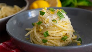 How To Make Pasta Al Limone shorts [upl. by Nnyleuqcaj]